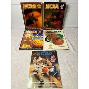 LOT OF 5 1991 1992 1994 1997 2000 NCAA Programs March Madness Basketball